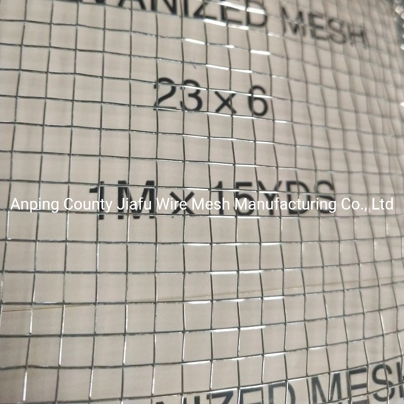 6 Mesh Galvanized Square Woven Wire Mesh