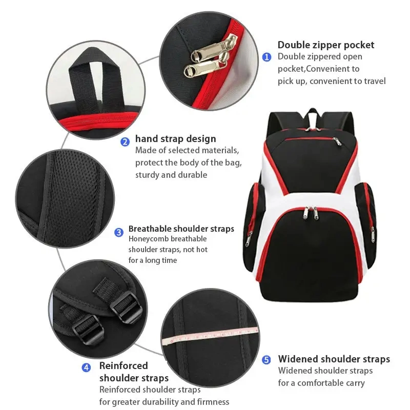 Wholesale/Supplier Custom Sports Bag Youth Soccer Volleyball Football Back Pack Wholesale/Supplier Basketball Bookbags Backpack