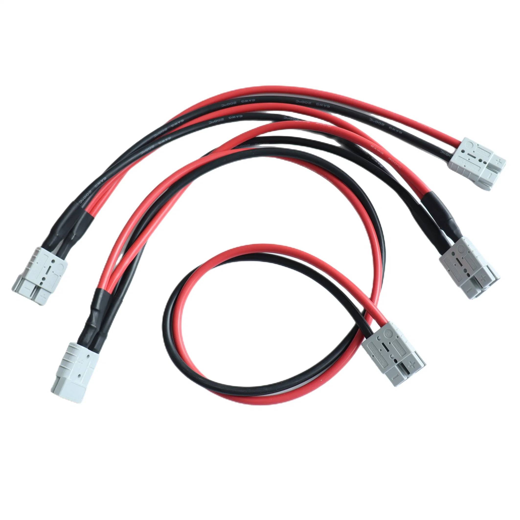 Factory Custom High Quality 2-Pin 175 Anderson Connector Wiring Harness for Forklift Automobile Motorcycle