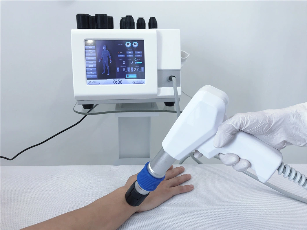 Tragbare pneumatische Shockwave Muskeltherapie Ausrüstung für Physiotherapie Behandlung