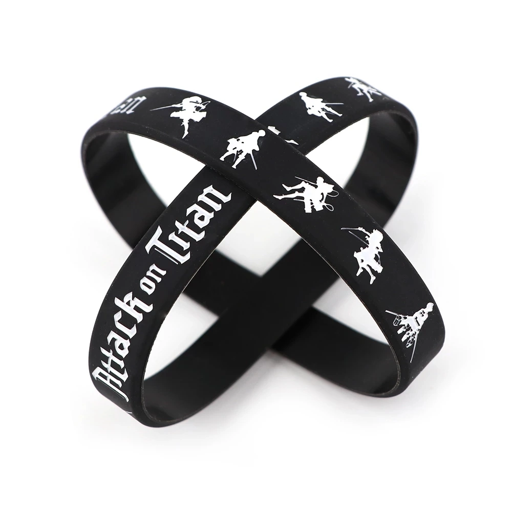 Disposable Custom Anime Rubber Cartoon Fabric Bracelet Personalized Design Silicon Wristband