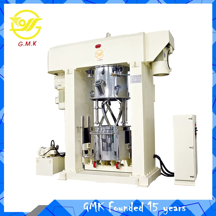 Lithium Battery 300 Lwith Disperser Double Planetary Mixer for Li-Battery Pole Piece Production