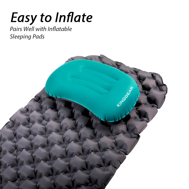 Camping Sleep Soft Neck Support Inflatable Touris Pillow Cooling Foldable Inflatable Pillow