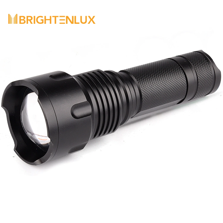 Brightenlux Original Factory Supply Aluminum Alloy Powerful Hunting 10W LED Flash Big Size Torch Light