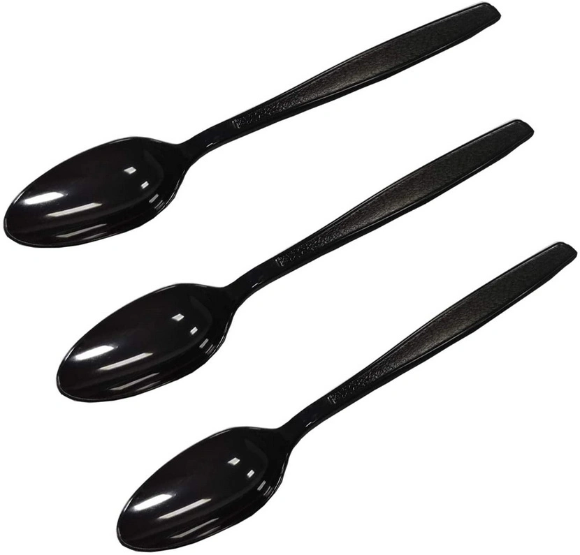 Disposable Food Grade PP Plastic Spoon Set with Napkin