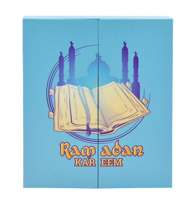 Ramadán Blind Box Caja de regalo personalizado Calendario de cuenta regresiva de Oriente Medio musulmán Ramadan Festival Embalaje