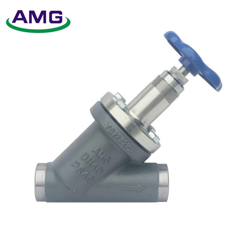 Stainless Steel Butt Hydraulic Welding Straight Through Globe Valve for Refrigeration Equipment