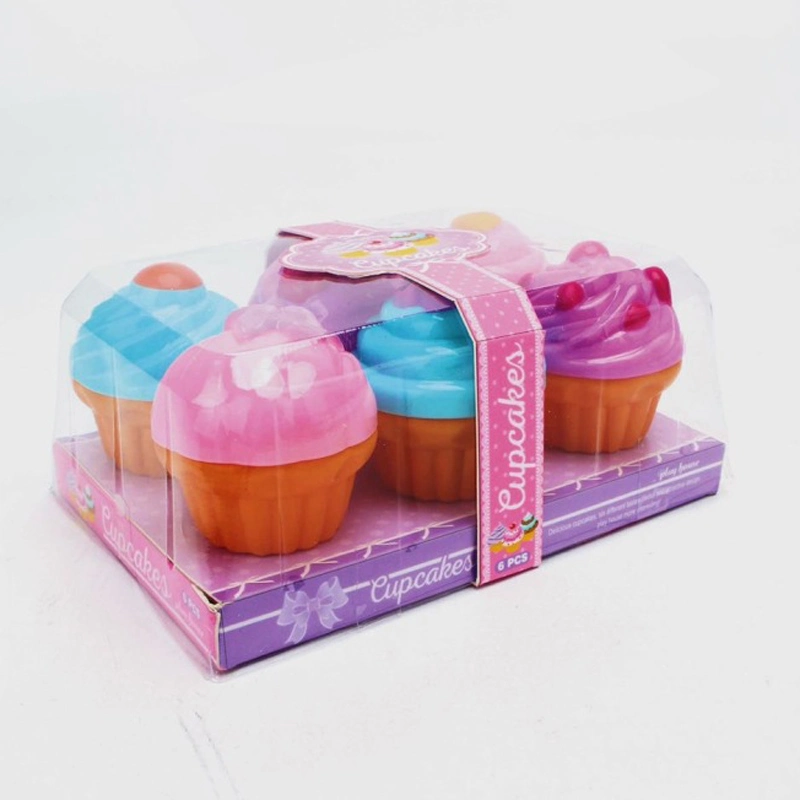 Children Colorful Newest Styles Pretent Toy Kitchen Toy Combination Afternoon Tea Heart Series Box Foot Set Simulation Cupcake