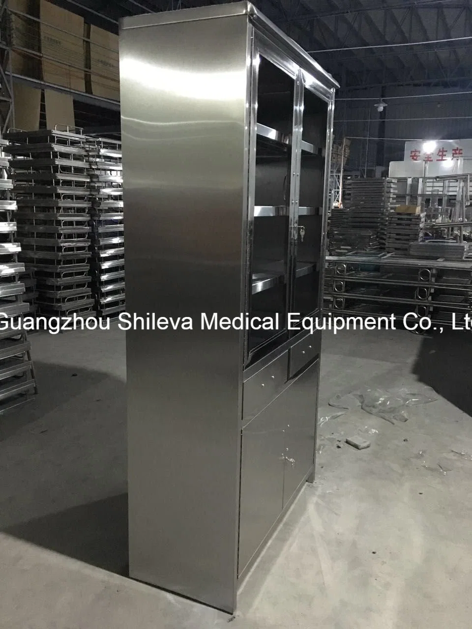 Stainless Steel Hospital Medical Surgical Instrument Cabinet