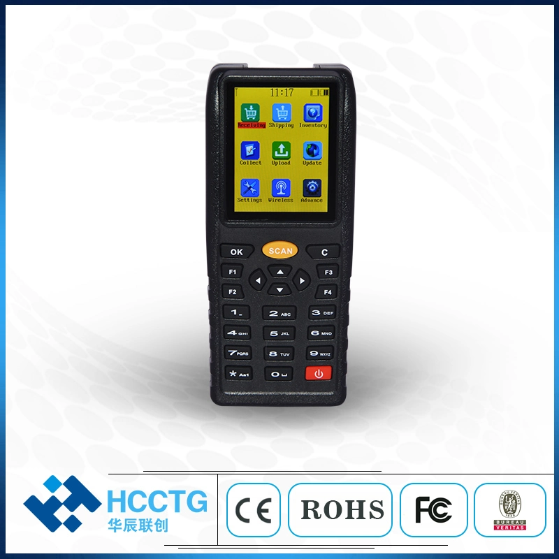 Handheld Wireless Bar Code Reader Barcode Scanners Data Collector for Inventory PDA HS-E7