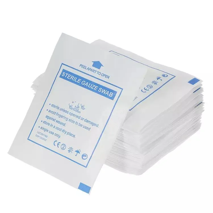 Disposable Medical 100% Cotton Gauze Swab Cut Gauze