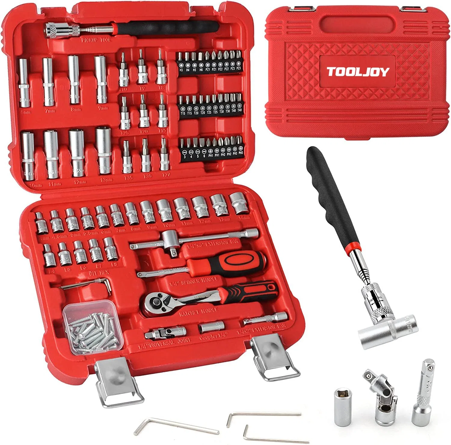 106PCS Great Material Hand Tool Universal Ratchet Socket Wrench Set