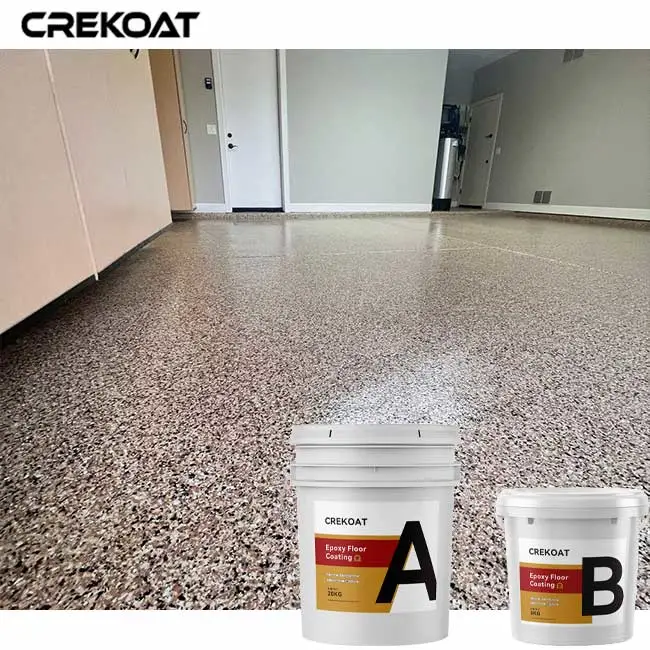 Granite Spray Acrylic Flakes Epoxy Resin Flooring