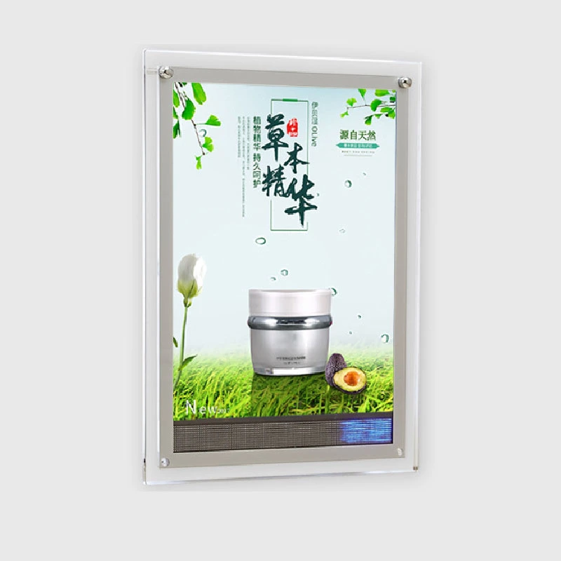 Restaurant Indoor Ceiling Poster Replacable LED Menu Board