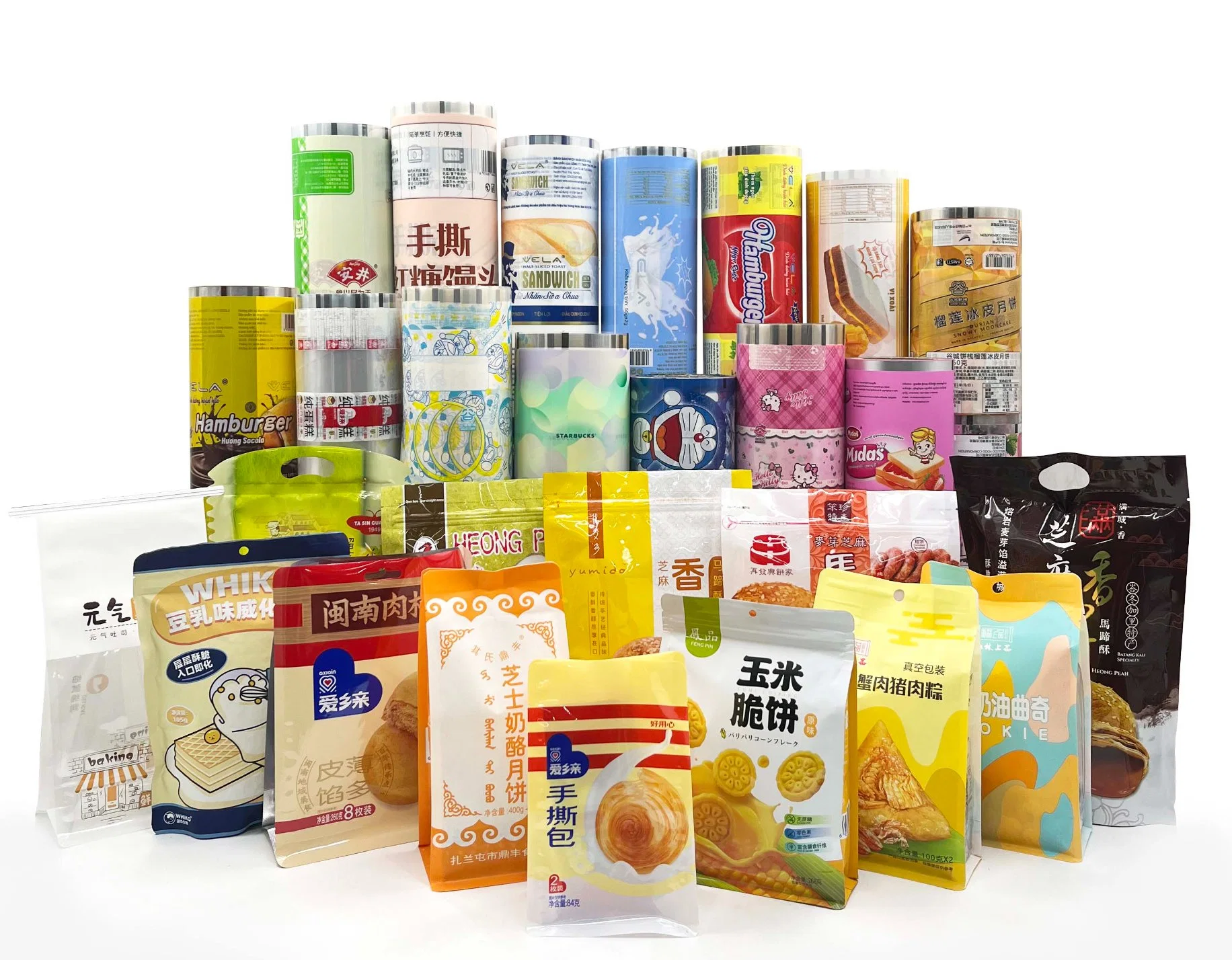 Coffee Mylar Laminating Plastic Bag Food Packaging Material Roll Film