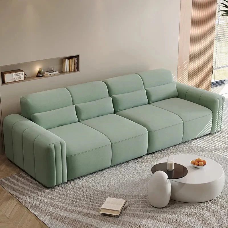 Manufacturers Direct Sale Newest Design Inline Sofa Makaron Color Sofa Gentle Sofa for Apartment