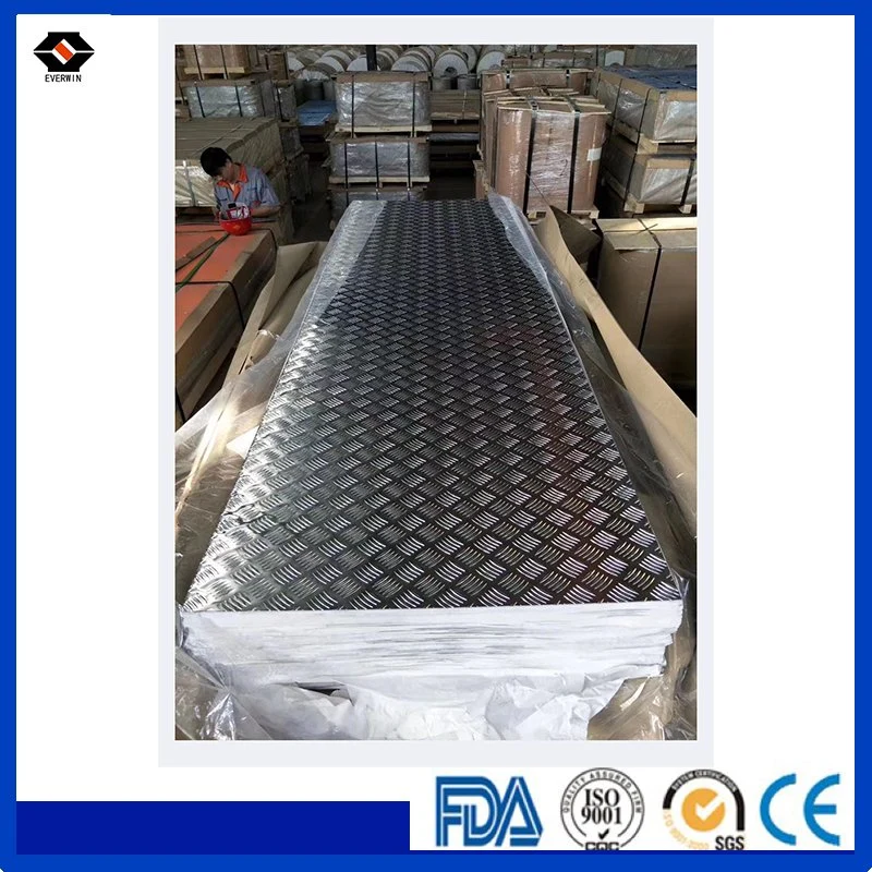 Embossed Checkered Aluminum Bar Sheet 5754