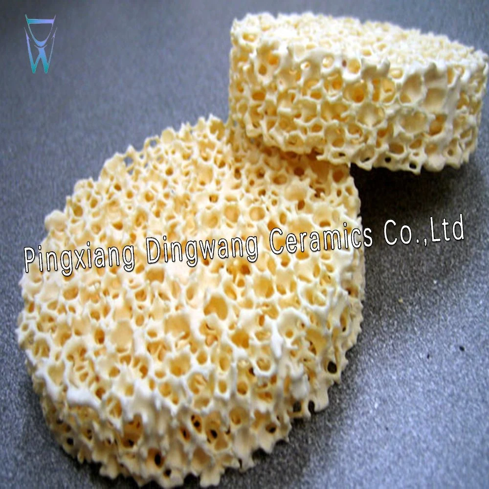 Ceramic Foam Filter Silicon Carbide/Zirconia/Alumina Honeycomb Filter