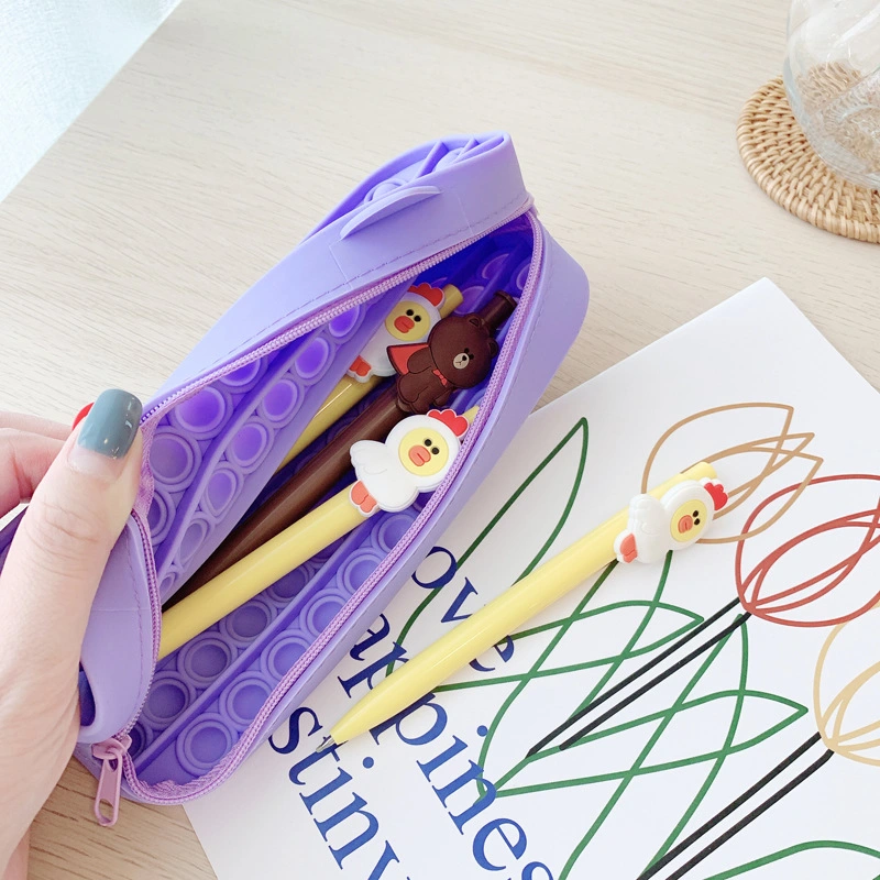 2023 Simple Pencil Case Press Bubble Sensory Mini Coin Purse