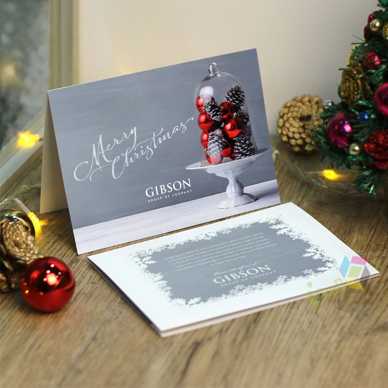 Factory Direct Custom Cmyk Printing Birthday Gift Cards Holiday Greeting Cards