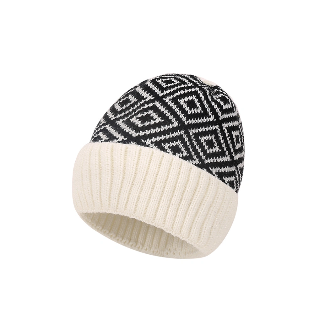 Commerce de gros bonnets de tricot Étiquette personnalisée Bonnet tricoté à bas prix promotionnels broderie logo Beanie Hat