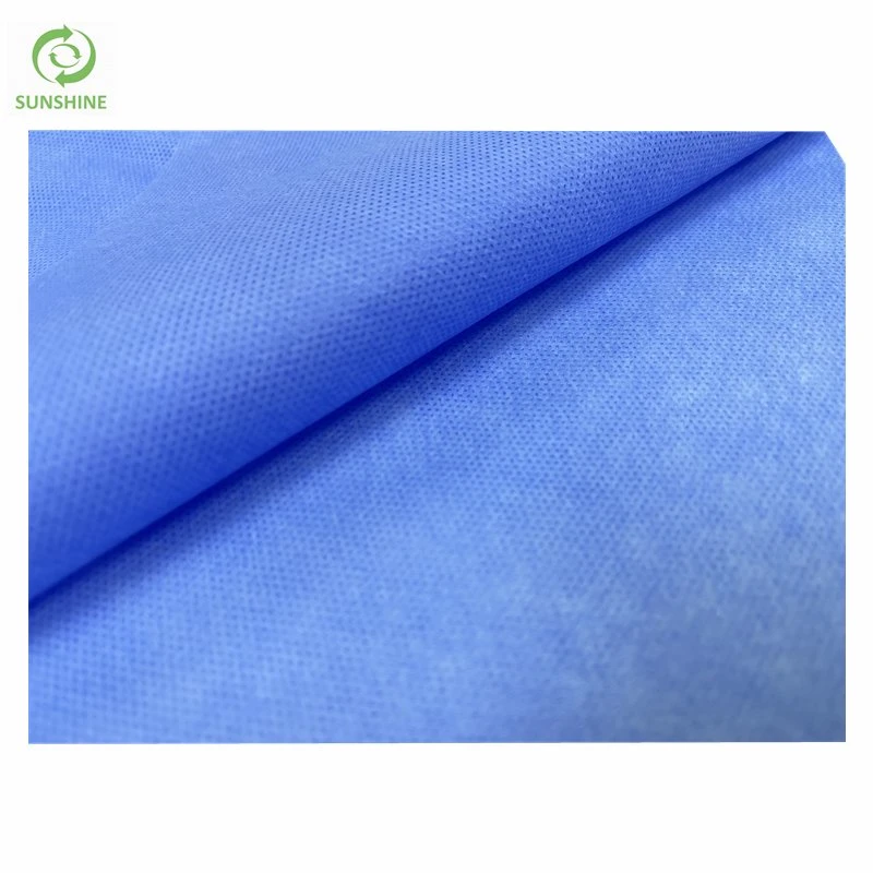 45g SMS Ssmms Ssmmms Polypropylene Nonwoven Fabric for Barrier Surgical Gowns PP Spunbond Meltblown