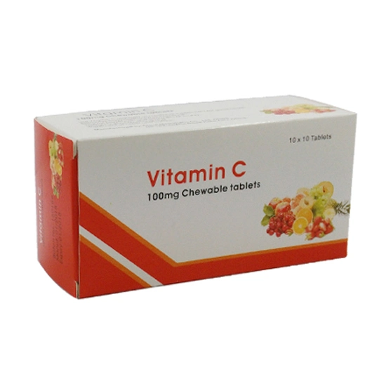 Vitamin C Chewable Tablets, 100mg, Multivitamin Nutritional Supplement