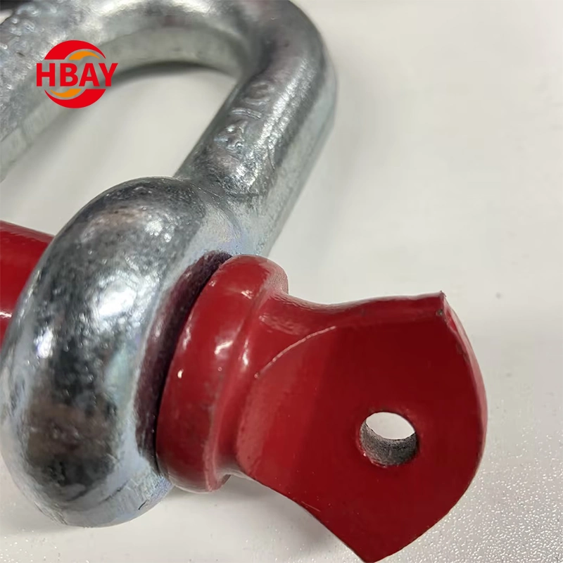 Heavy Duty Drop Forged Steel G210 Galvanized Dee Shackle