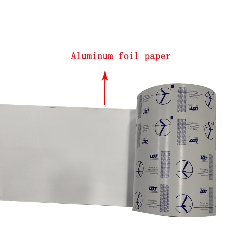 Papel laminado con lámina de aluminio medicinal para el embalaje de almohadillas de alcohol