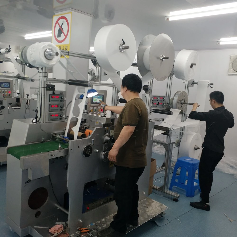 New 2020 N95 KN95 Face Mask Making Machine/ Automatic Folding Forming Die Cutting /Former Slicer Slicing Machine/ Production Line Equipment