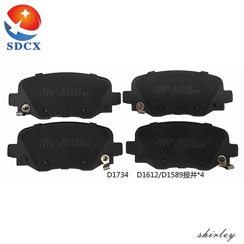 Sdcx D1734-8958 68225327ab Brake Pads Ceramic Material for Chrysler / Jeep Cherokee