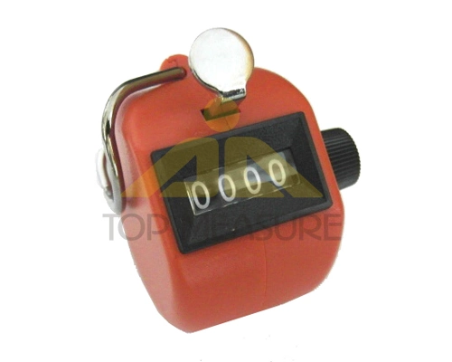 Hand & Desk Tally Counter Red