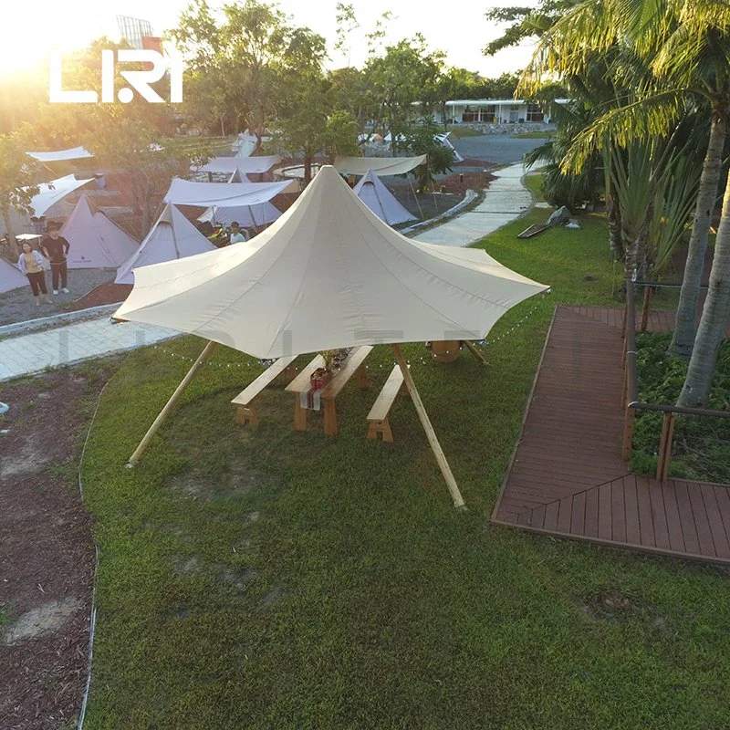 Exteriores de madera portátil adultos indios Safari Teepee Tipi carpa para evento de boda