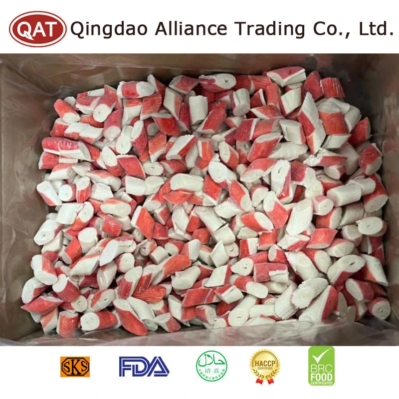 China Seafood Frozen Crab Stick IQF Imitation Crab Stick Surimi Unwrapped for Exporting