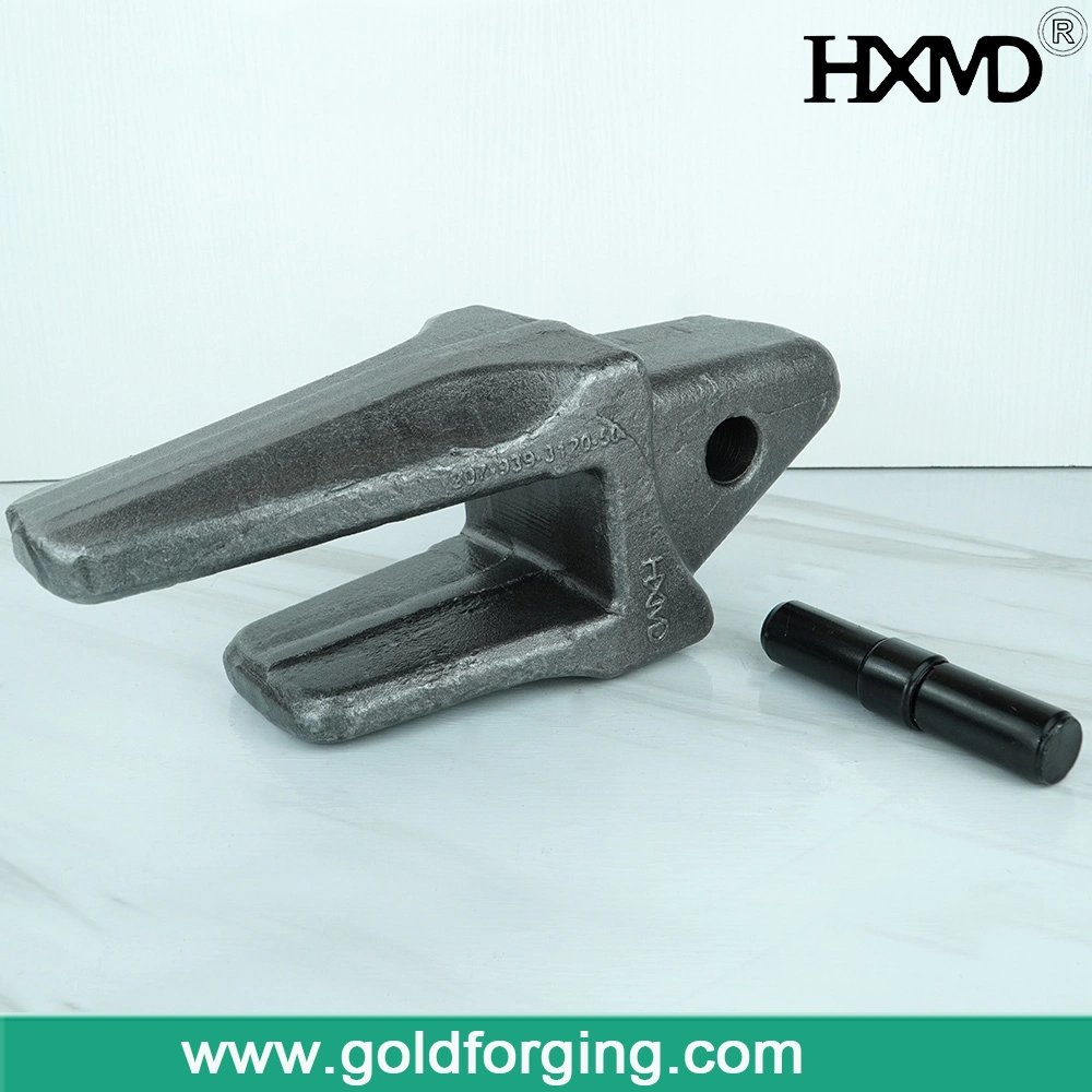 OEM Gold Forging Excavator Parts Forged Bucket Tooth and Adapter PC300 for Komatsu Cralwer Excavator Tooth Pin, Ripper Tooth 207-939-3120-50 for Excavator