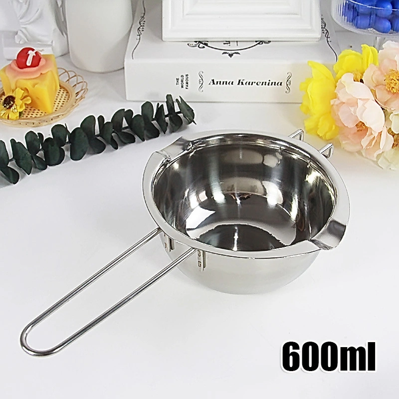 Scented Candle DIY Tool Small Electric Furnace Heating Stainless Steel Wax Pot Melting Wax Melting Wax Container Graduated Measuring Cup