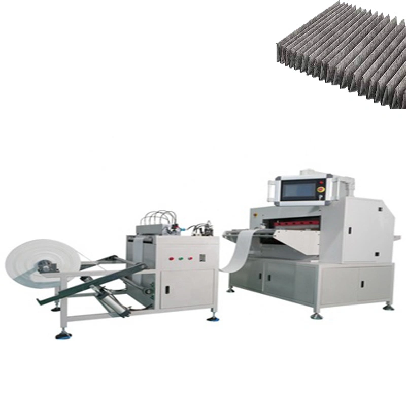 AC Custom Pleats 40-50pleats/Min Filter Making Factory Direct Supply Paper Pleating Machine