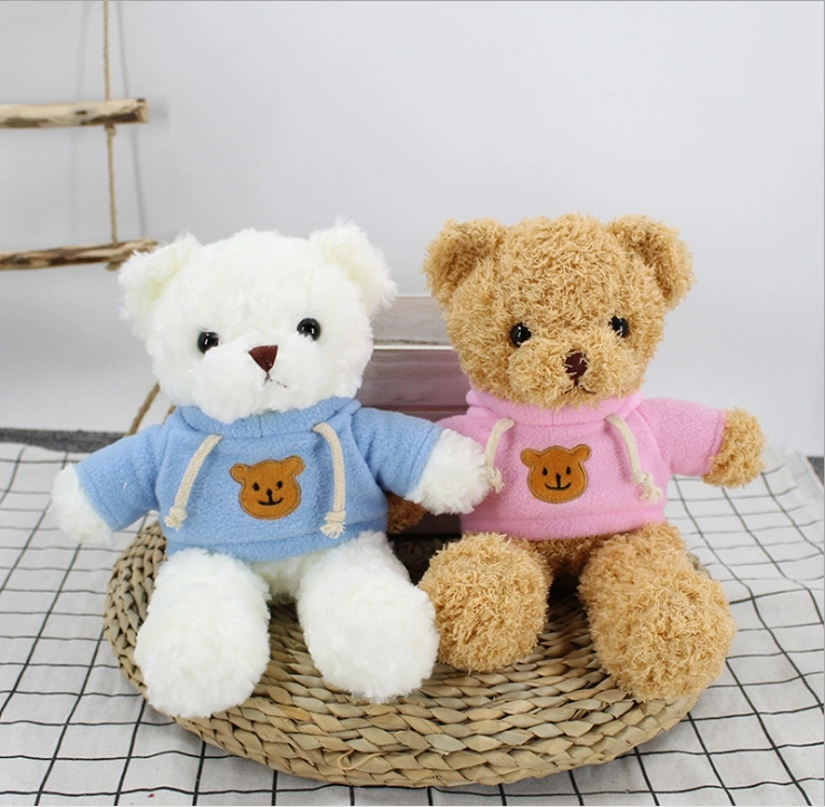 New Teddy Bear Doll Plush Toy Ground Push Cloth Children Gift Custom Logo