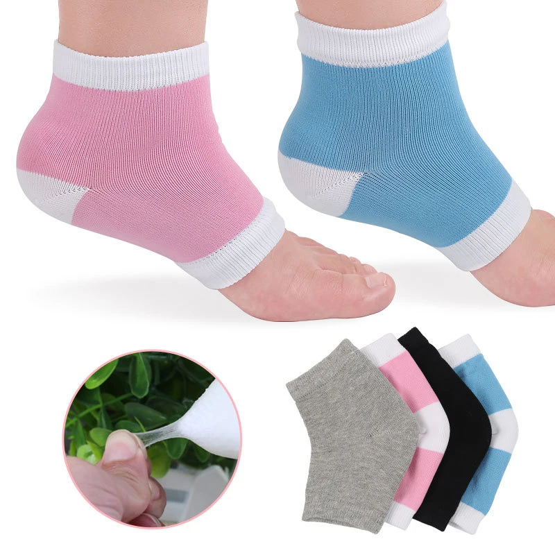 High quality/High cost performance  Open Toe Nylon Breathable Comfortable Moisturizing Soft Gel Heel Socks