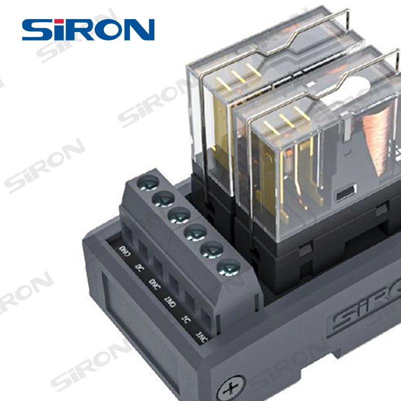 Módulo de relé de alimentação 1 c de 2 bits Siron Y430-o módulo de relé Omron para controlo industrial, placa de relés electrónica