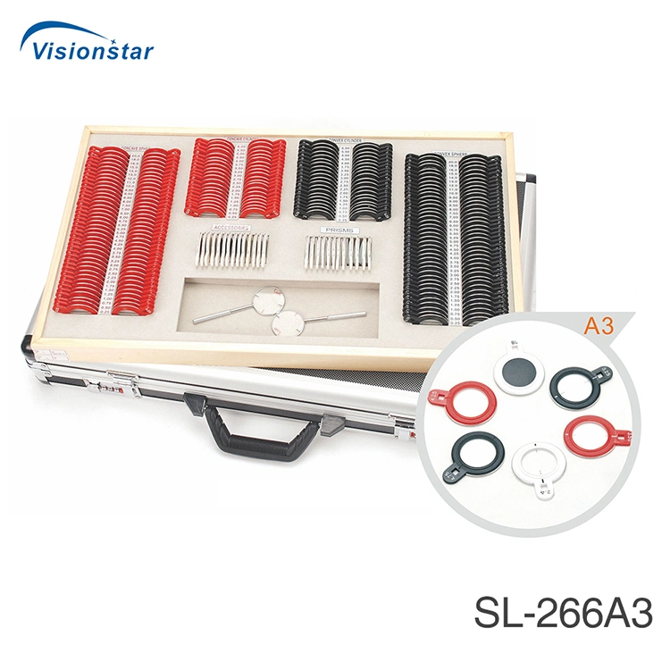 SL-266A5 Eyesight Exam Optical Trial Lens Set for Optometrist