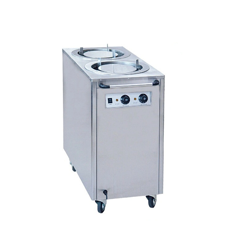 Electric Plate Warmer Cart (2 Holder) for Kitchen Equipment