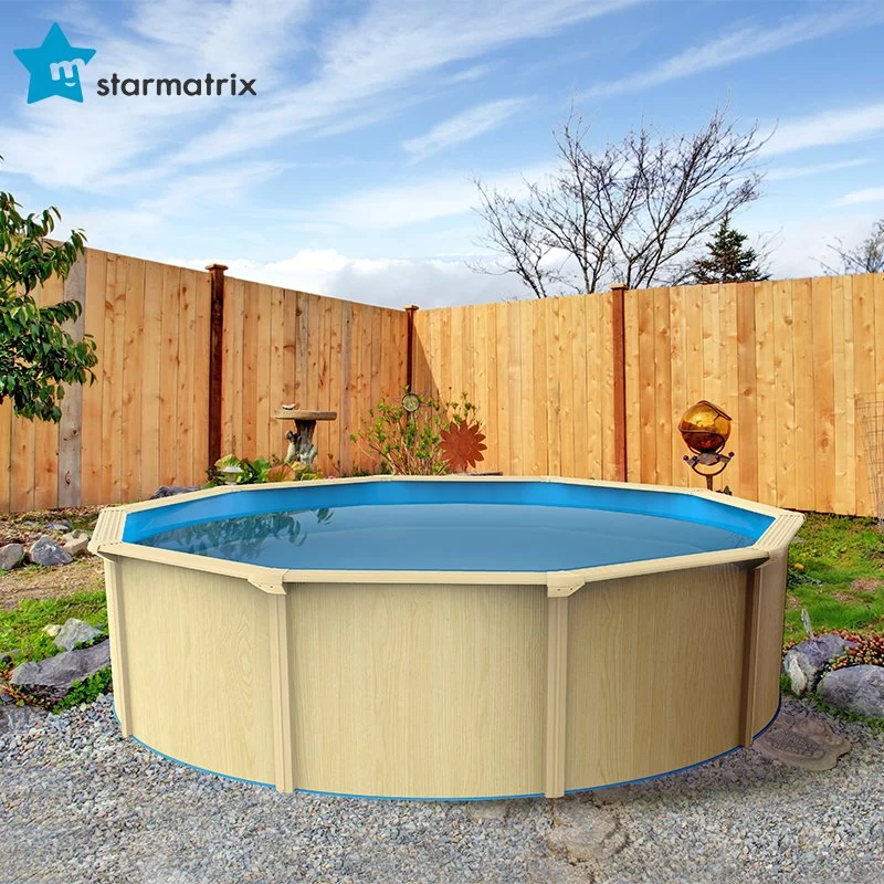 Starmatrix Sp3012b/Bw Hot Dipped Galvanized Corrugated Wall Above Ground Pool