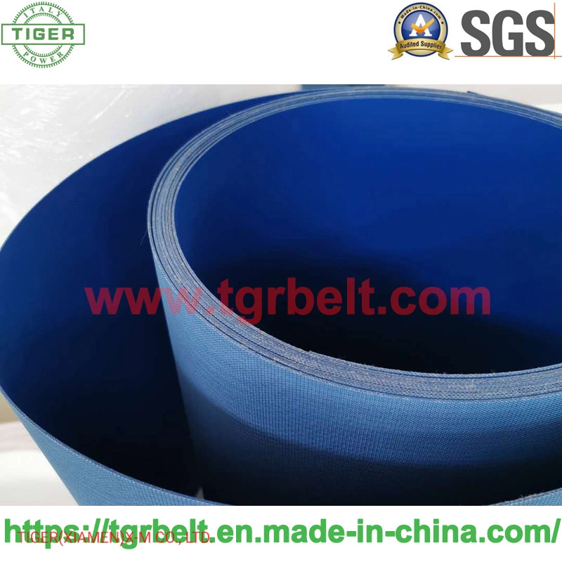 Tiger Brand China Top 5 Manufacturer1.5 Blue PU Conveyor Belt for Food Industry