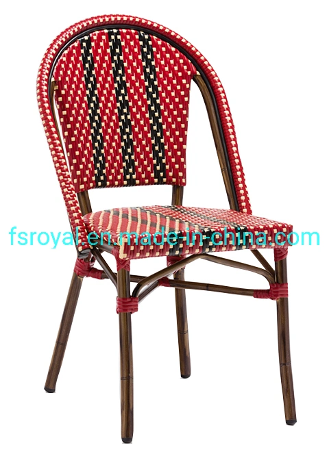 Eco-Friendly Material Patio Synthetic Rattan Wicker Outdoor Restaurant Furniture Dining Chair