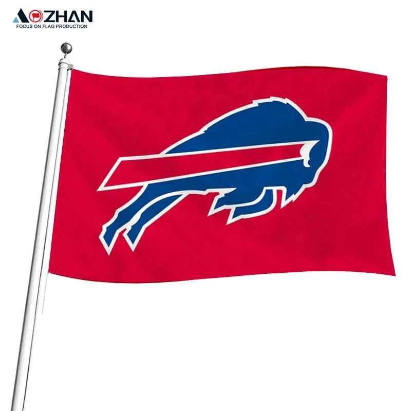 All Team NFL Flags Polyester Digital Print Screen Buffalo Bills 3X5FT 2022 NFL Team Flag