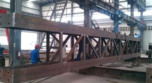 Factory Directly Supply Steel Truss Bridge Fabrication Heavy Steel Frame Bridges