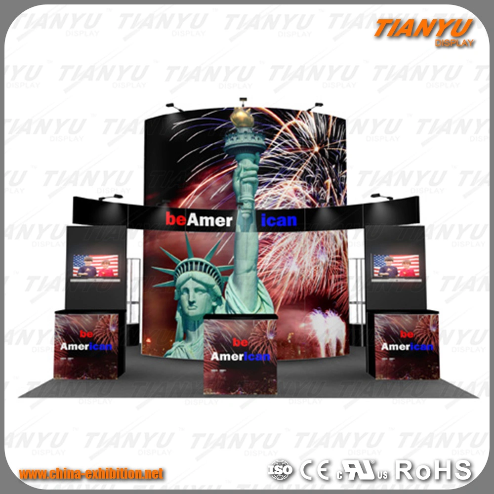 3X3 Trade Show Fair Standard Exhibition Booth Display System & Building Services