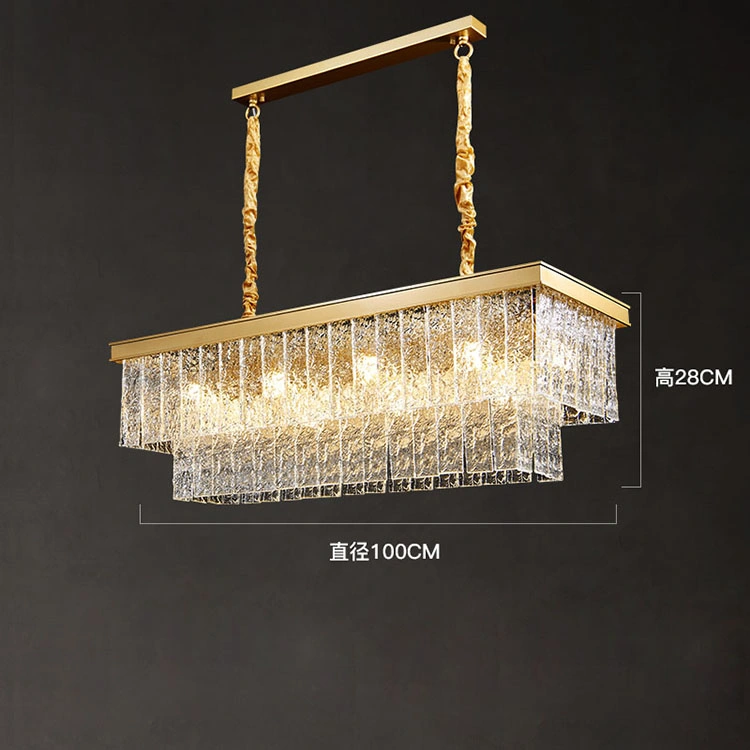 Hot Sales Pendant Light Iron and Glass Hanging Lights, Modern European LED