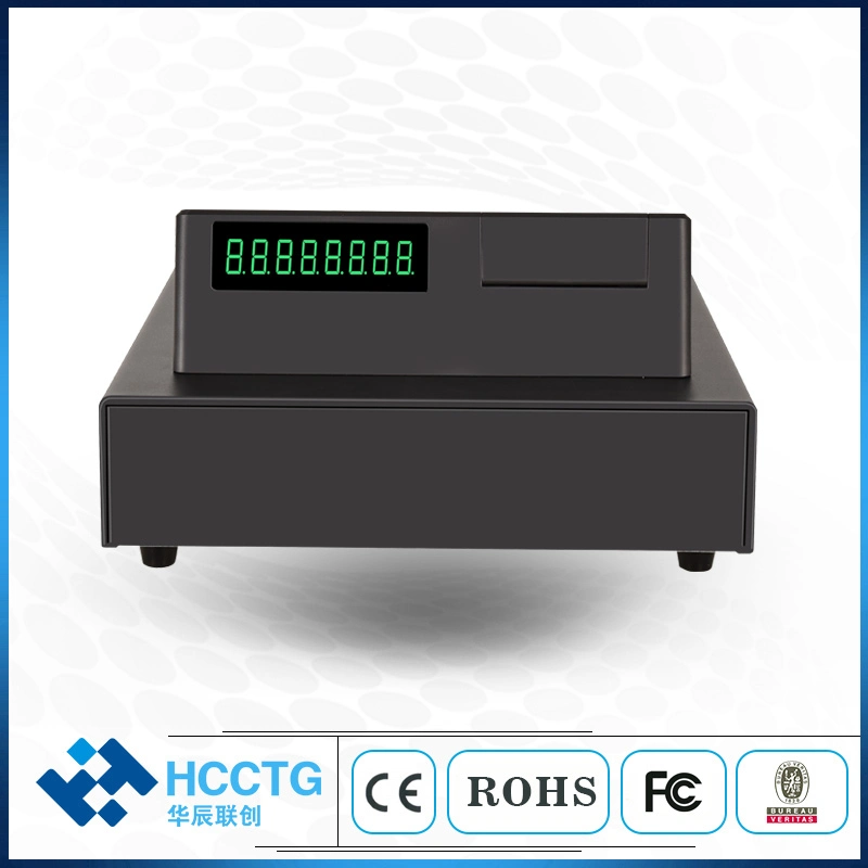 PC Software MCU 51 38 Keys USB/RS232 Electronic Cash Register with 58MM Thermal Printer ECR600